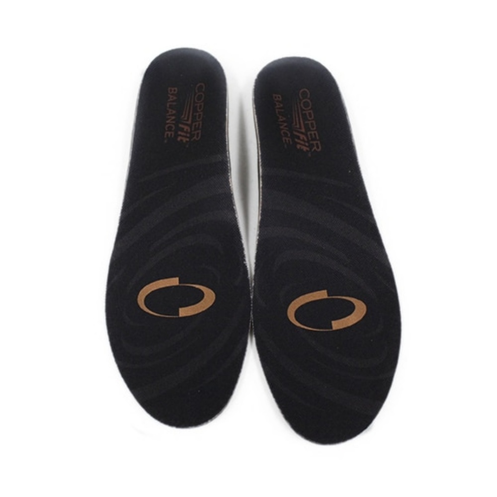 Copper Fit Balance Insoles - Black